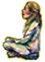 woman meditating
